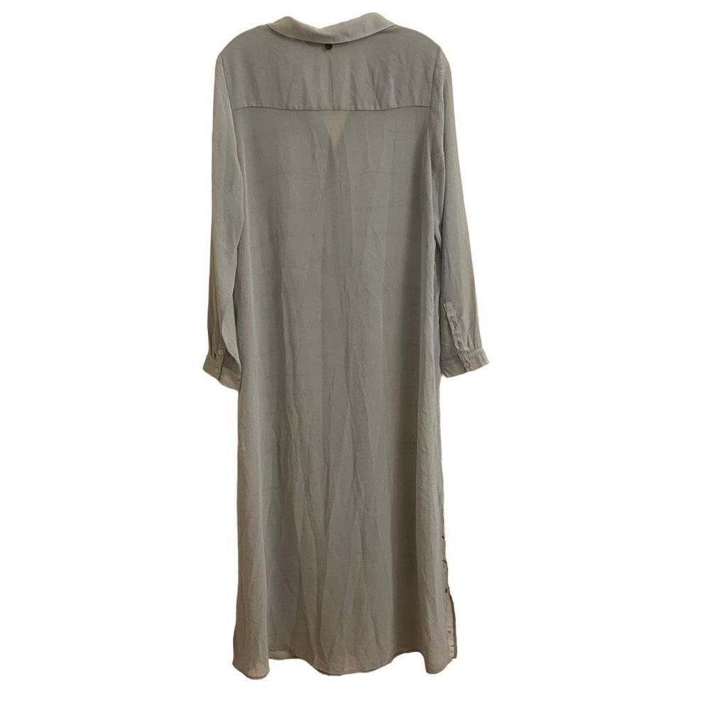 Soft Surrounding Ibiza Sheershirtdress Gray Embro… - image 2